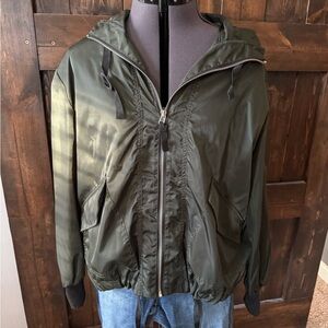 BB Dakota Dark Green Windbreaker Jacket